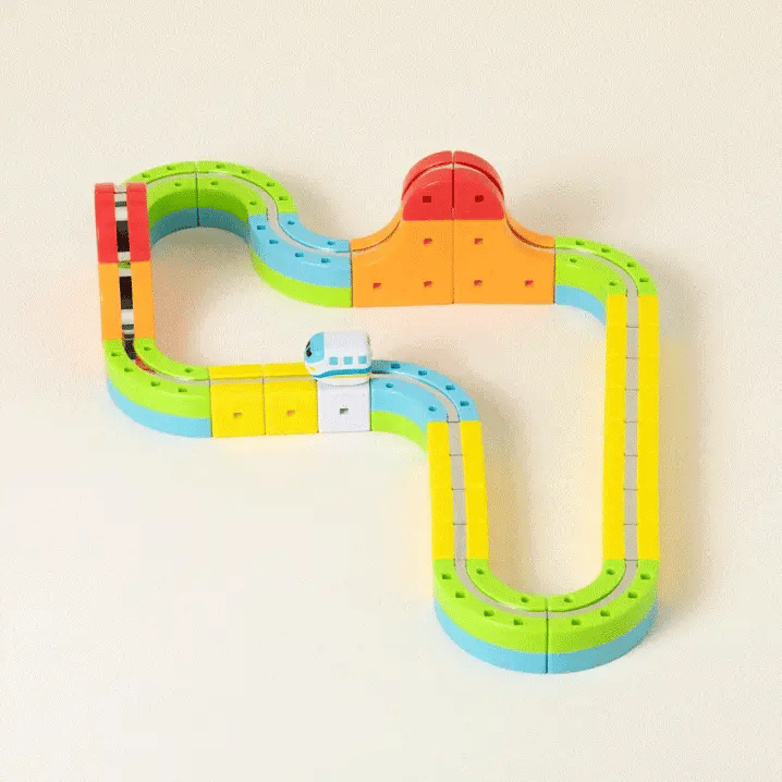 Rail Cube Magnetic Monorail Toy