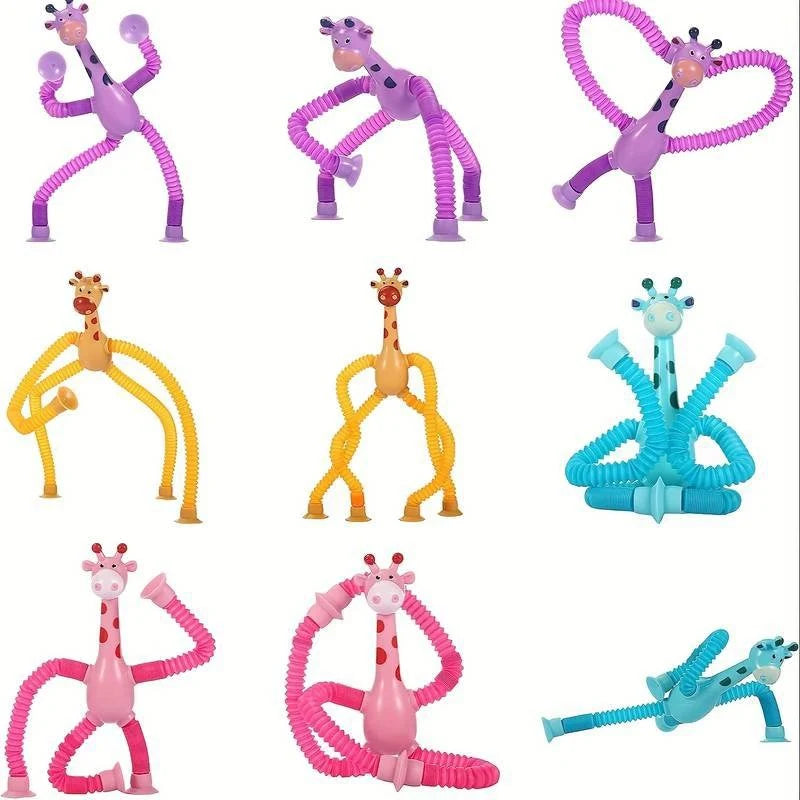 Suction Cup Giraffe Fidget Toy