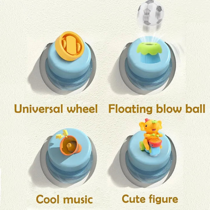 Musical Walking Elephant Toy with Floating Ball