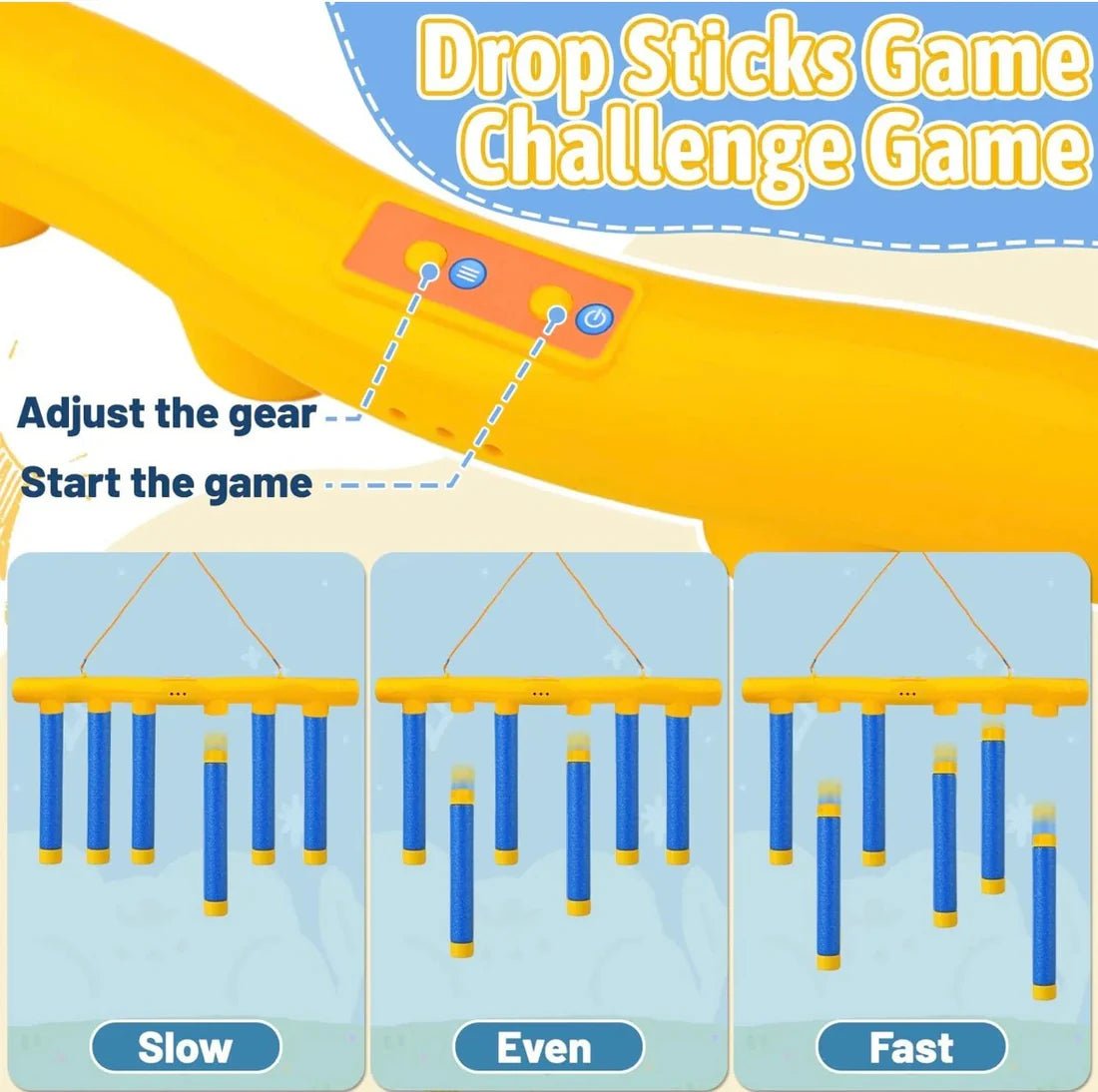 Planet Junior Fast Reflex Drop Sticks Reaction Training Game