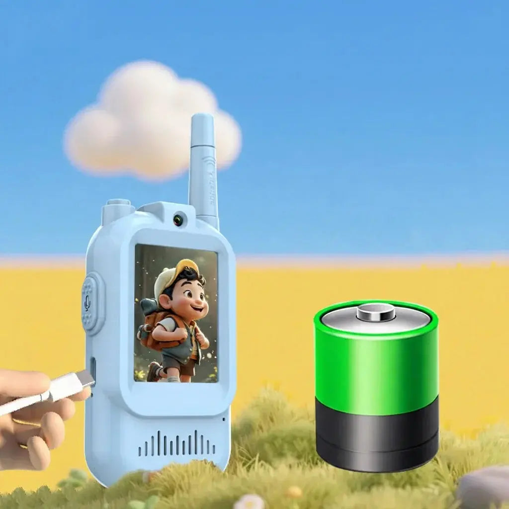 Kids Video Walkie Talkie Set with 2.0-inch IPS Screen
