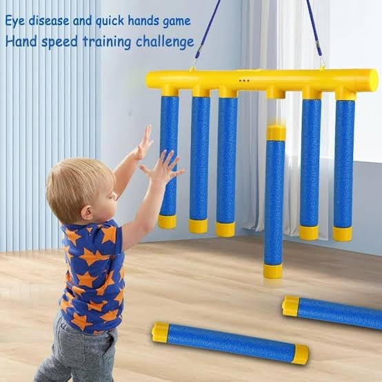 Planet Junior Fast Reflex Drop Sticks Reaction Training Game