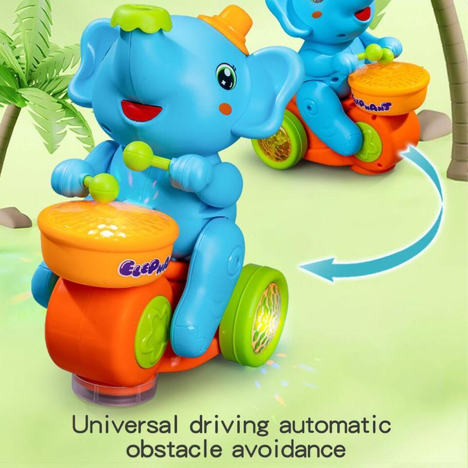 Musical Walking Elephant Toy with Floating Ball
