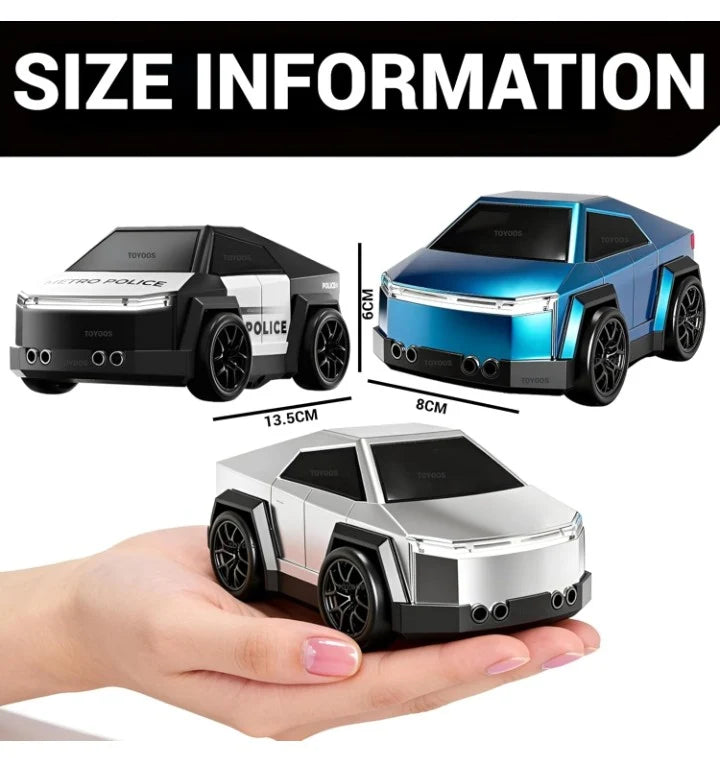 2.4GHz Mini Spray Drift Remote Control Car with Mist Spray, Follow Mode, Escape Mode, Light & Sound RC Toy Car