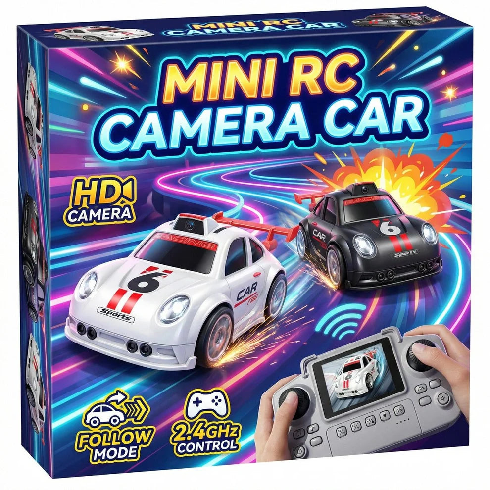Mini RC Car Vehicle with Camera Remote & Induction Following Controlled Drift Car