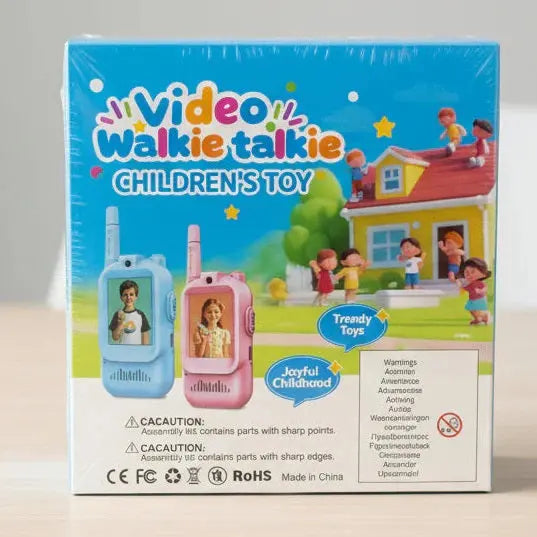 Kids Video Walkie Talkie Set with 2.0-inch IPS Screen