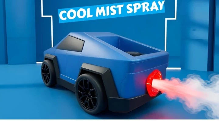 2.4GHz Mini Spray Drift Remote Control Car with Mist Spray, Follow Mode, Escape Mode, Light & Sound RC Toy Car
