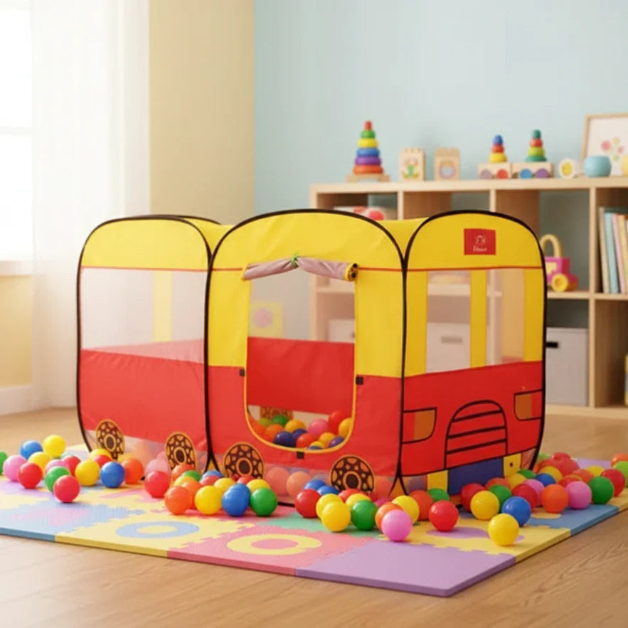 Pop Up House Tent For Kids with 50 balls