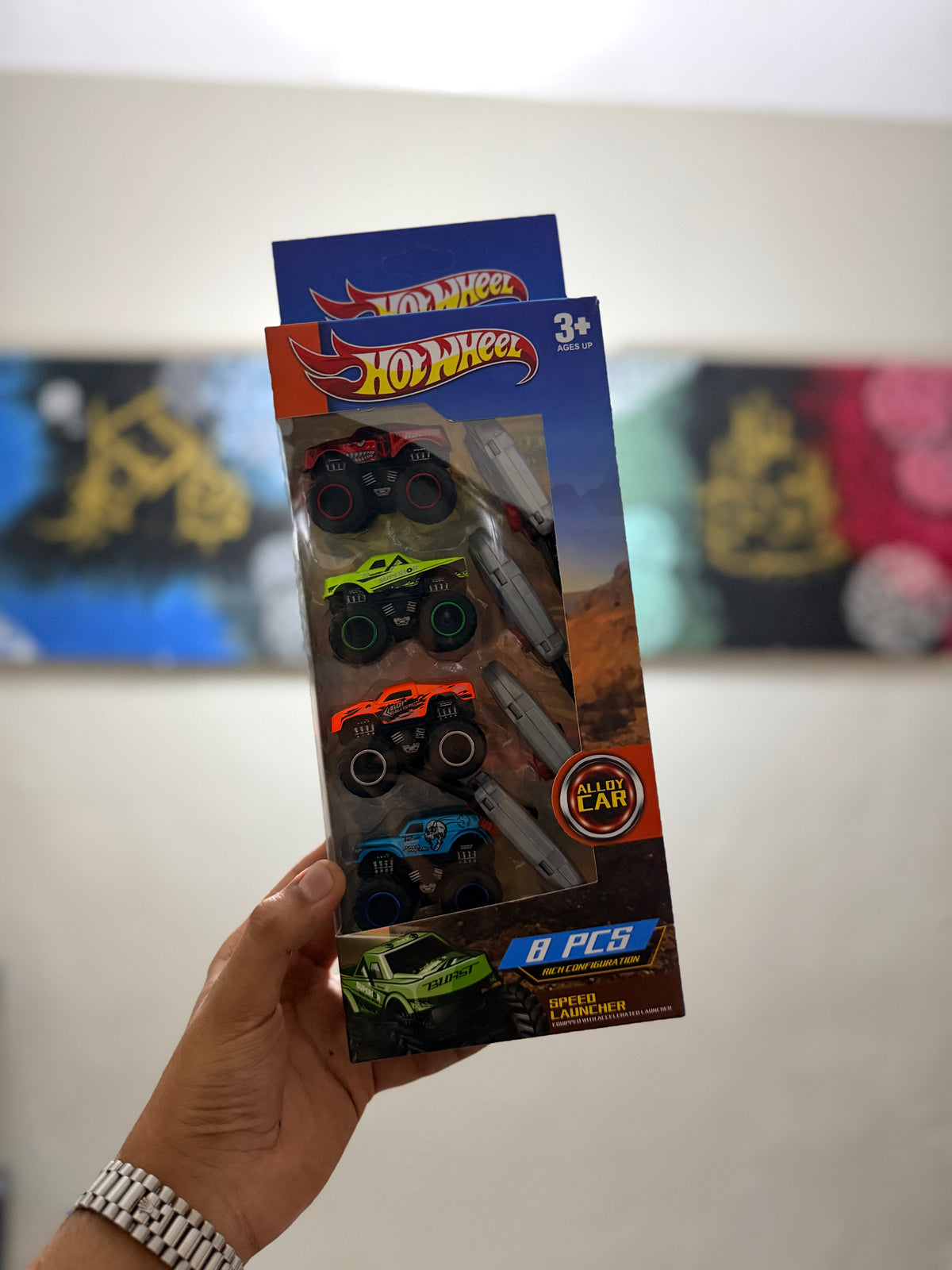 Hot Wheel Monster Truck Launcher Set