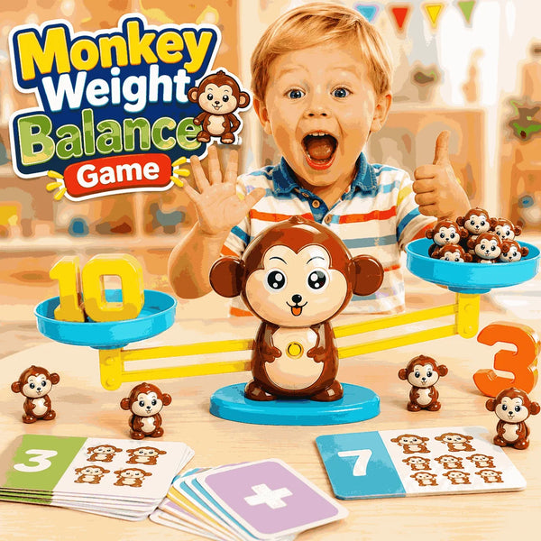 Weight Balance Learning Scale - Monkey Balance Game
