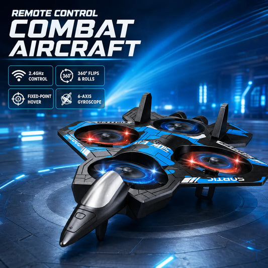 2.4GHz RC Combat Aircraft with 360° Flips