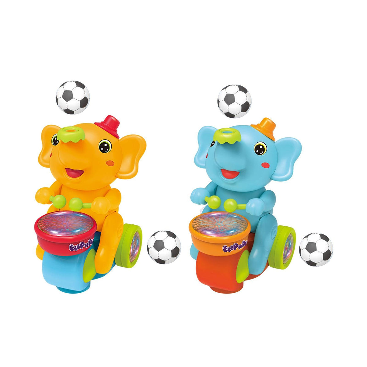 Musical Walking Elephant Toy with Floating Ball