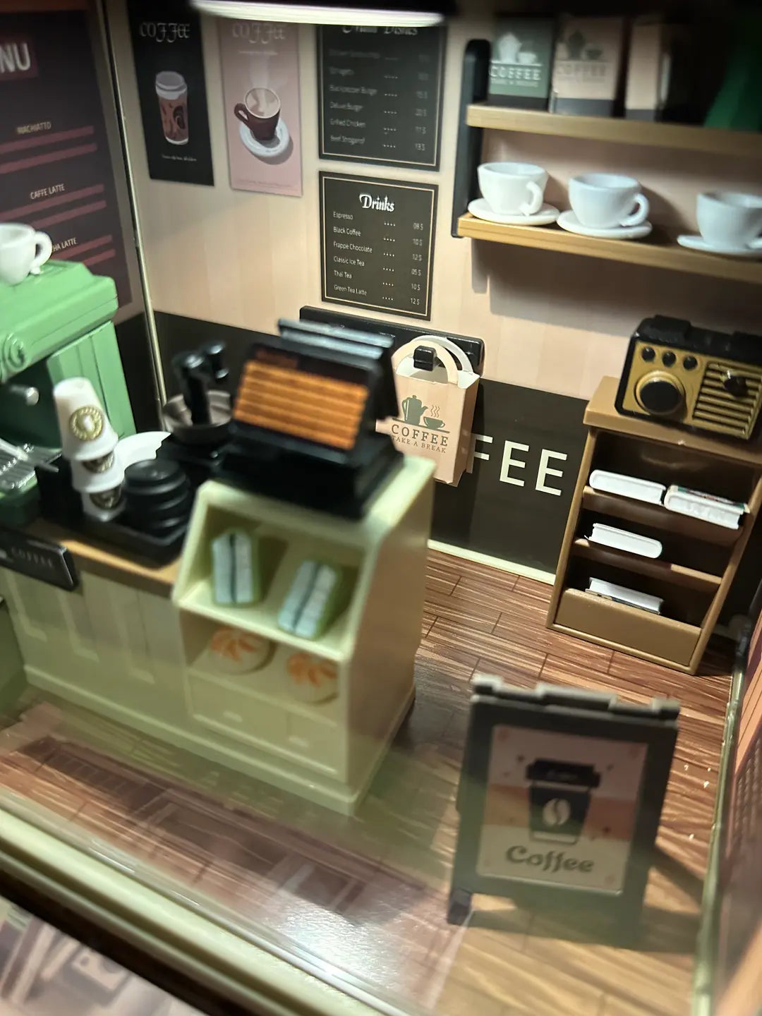 Coffee Shop Mini Model Kits