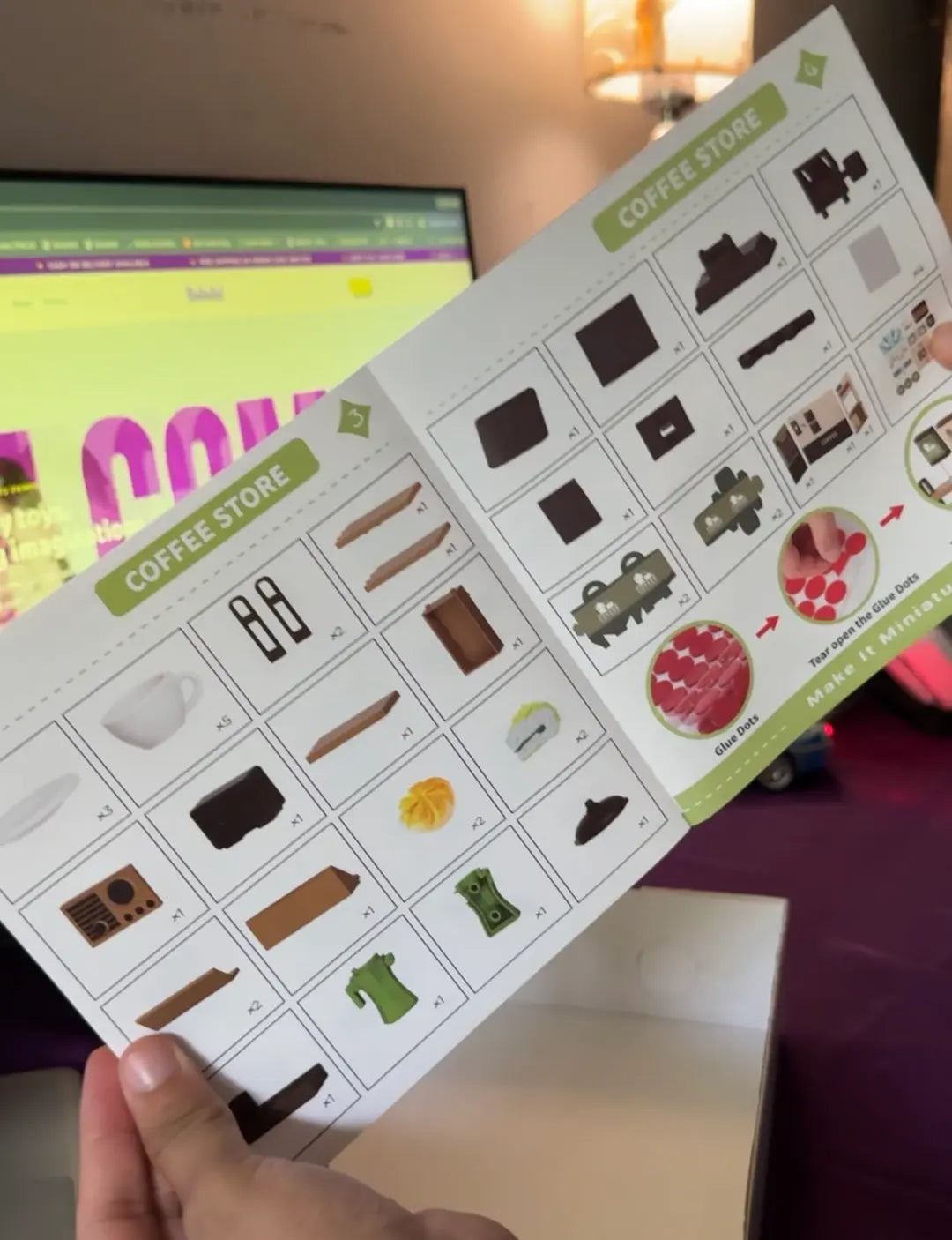 Coffee Shop Mini Model Kits