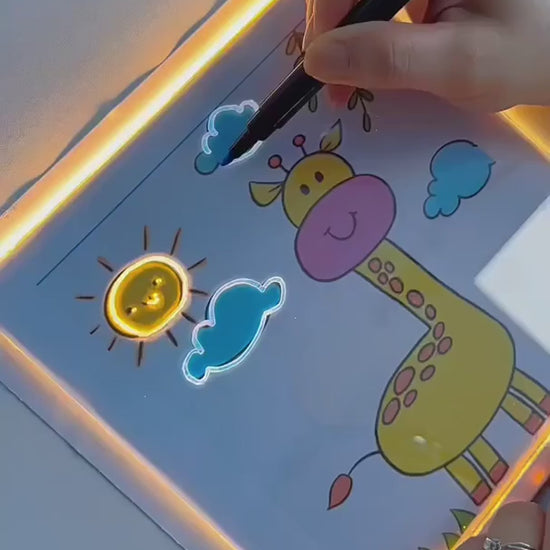DIY Acrylic Luminescent Writing Lamp LED Message Board