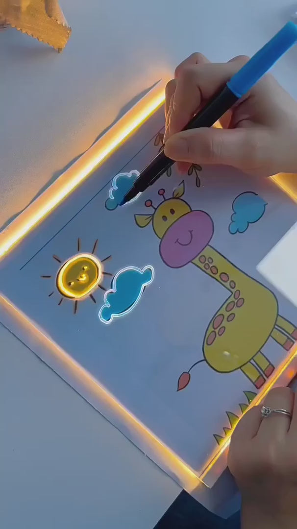 DIY Acrylic Luminescent Writing Lamp LED Message Board