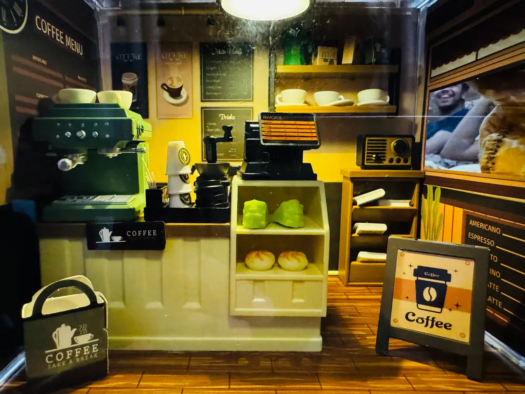 Coffee Shop Mini Model Kits
