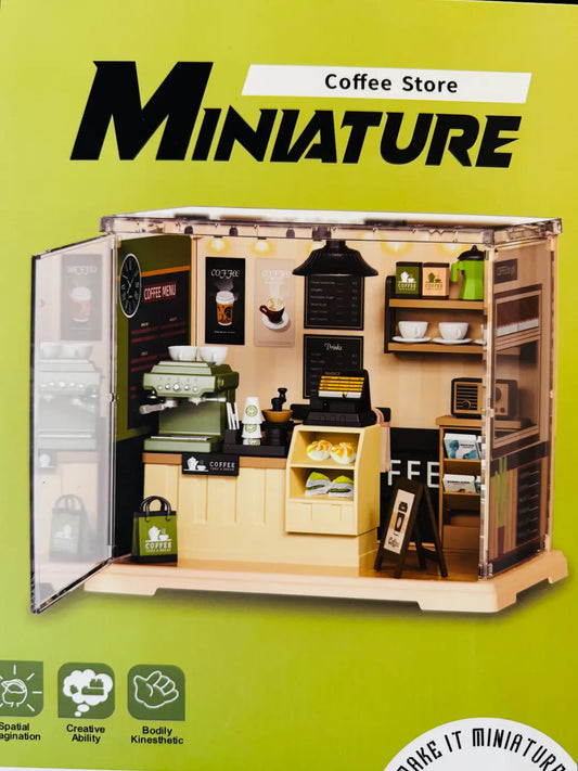 Coffee Shop Mini Model Kits